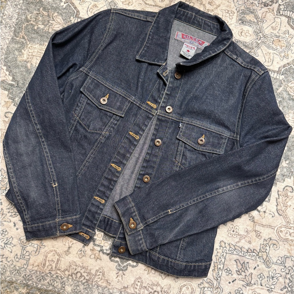 Silver Jeans Dark Blue Denim Jacket
